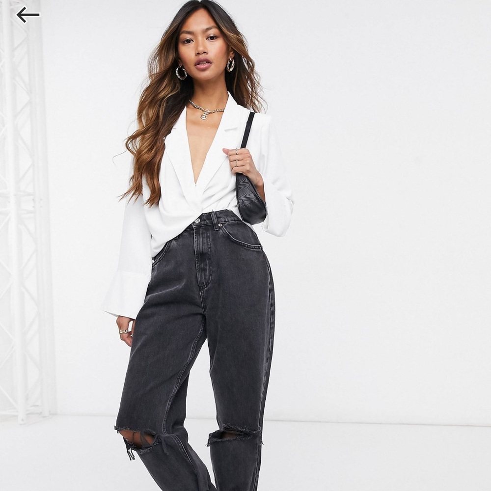 ASOS white blouse in size US 10